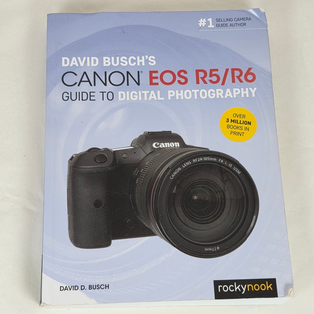 David Busch Canon EOS R5 R6 Guide to Digital Photography Paperback 2021 Book